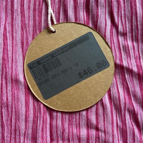 Bibi Dress Belted New Pink Womens Size Small - Picture 10 of 11